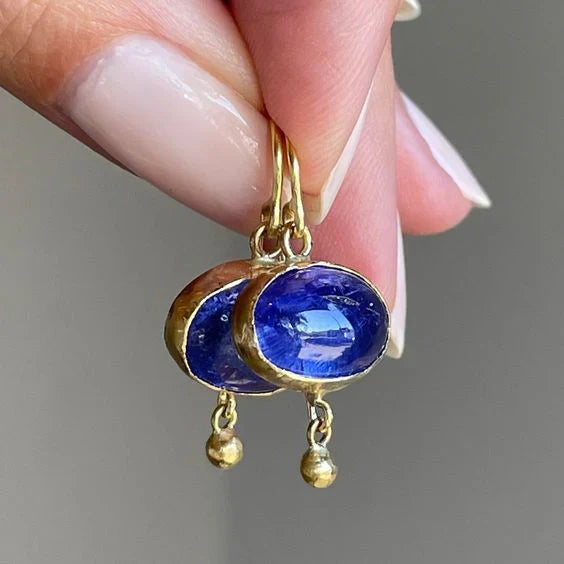 Orecchini blu vintage