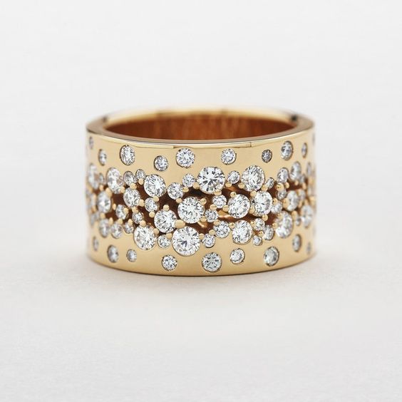 Anello d'oro vintage Sparks