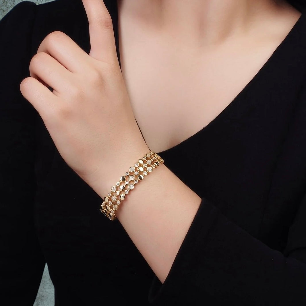 Bracciale esogonale Gavriella