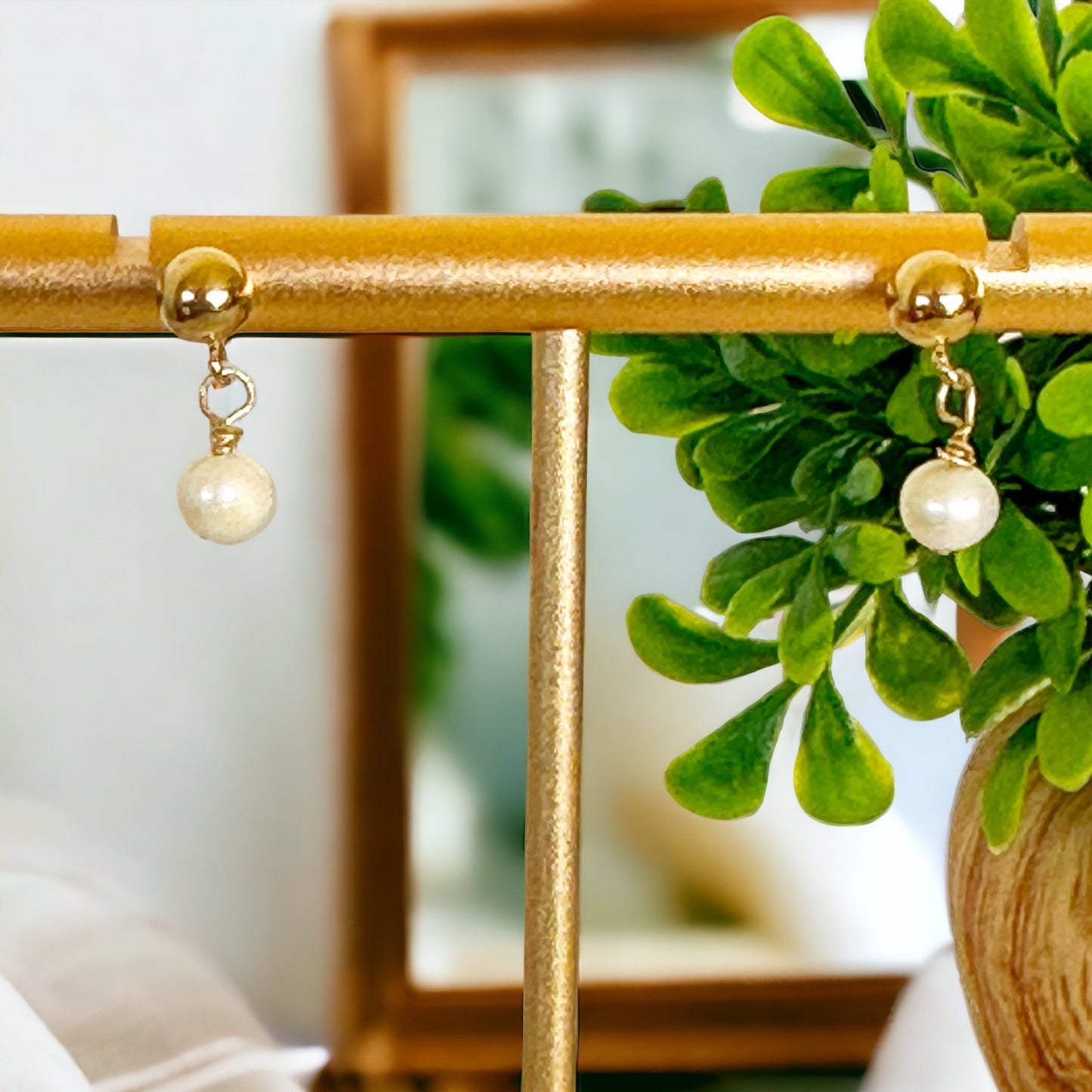 Mini orecchini di perle d'acqua dolce