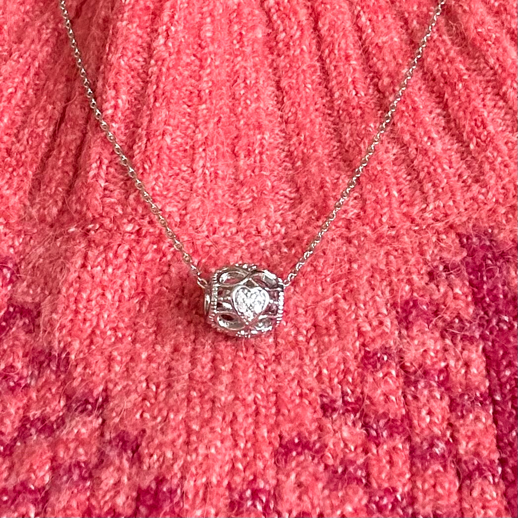 Collana Karissa con cuore infinito