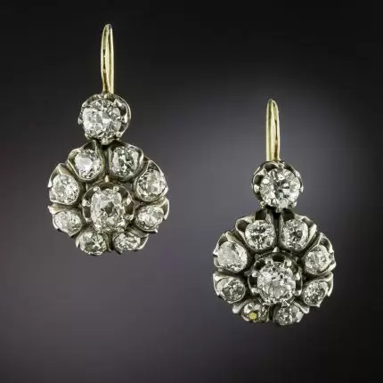 Orecchini Mandala con zirconi vintage