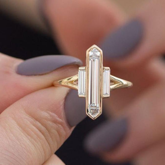 Anello di cristallo d'epoca