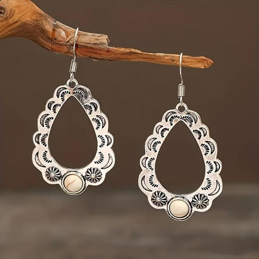 Orecchini vintage con perle cave