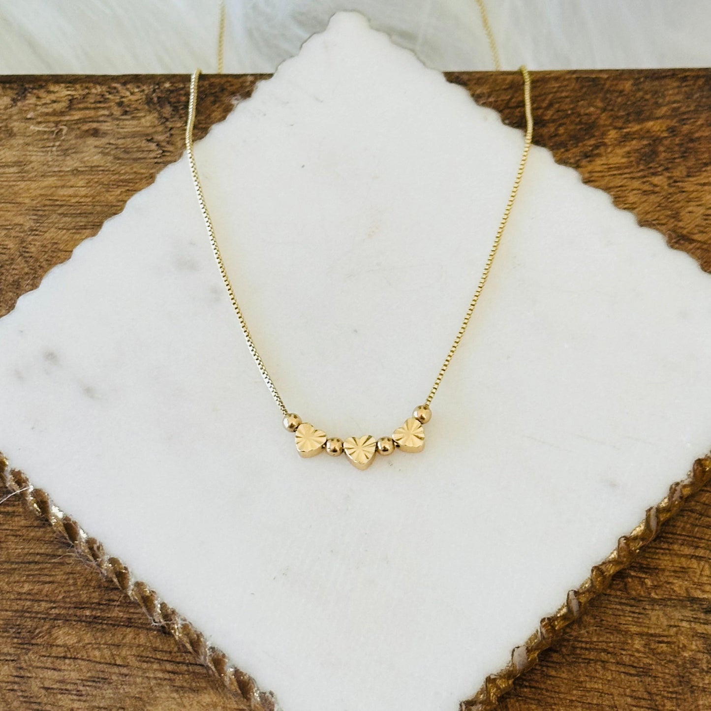 Collana Bella Mini Heart Charms