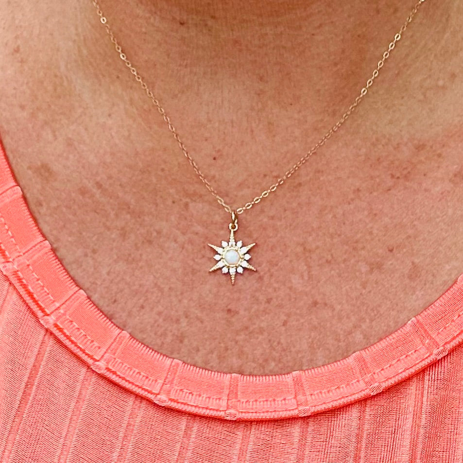 Collana Stellina Opal Star