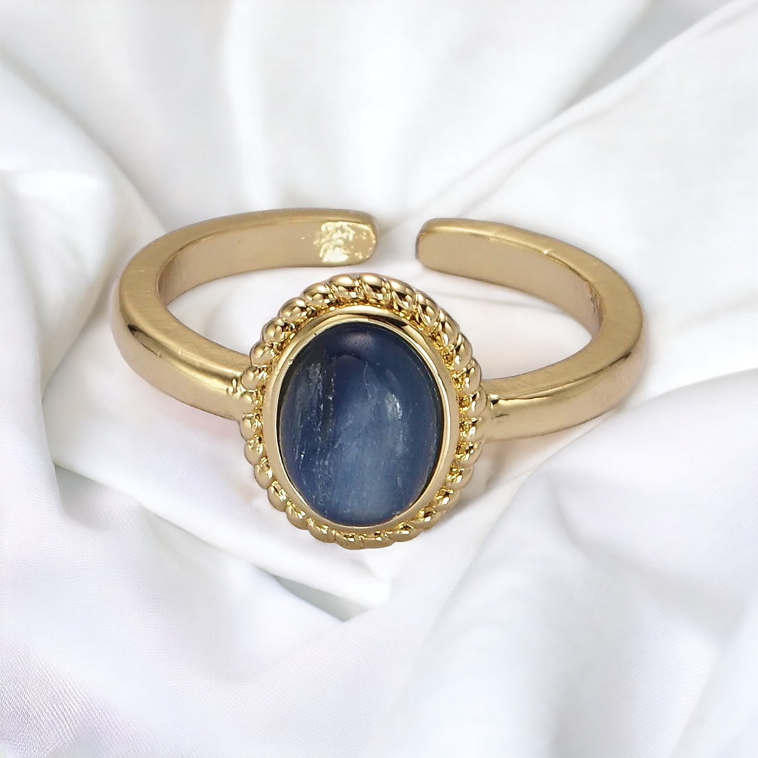 Anello con gemma naturale Tullia