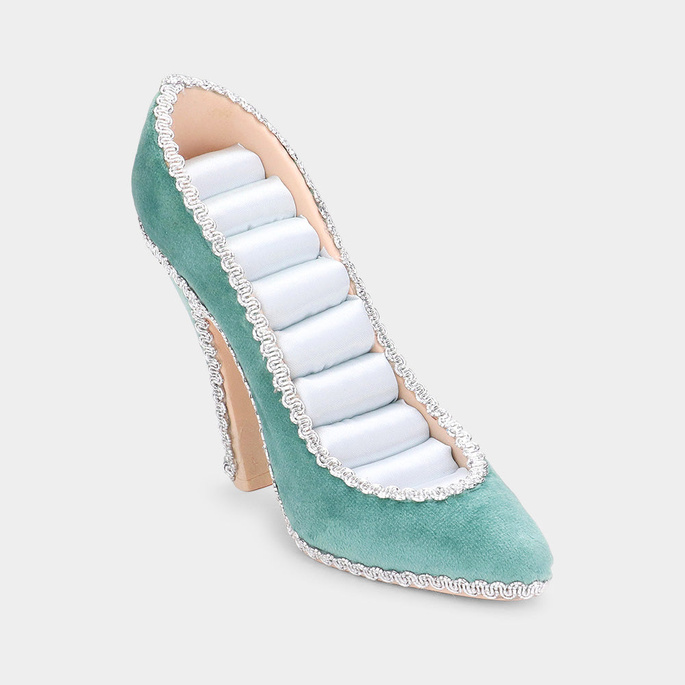 Porta anelli a spillo in velluto