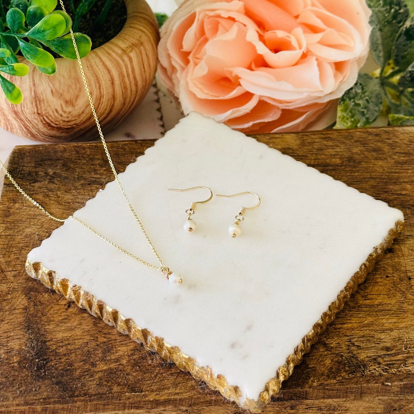 Set di collane di perle d'acqua dolce Greta