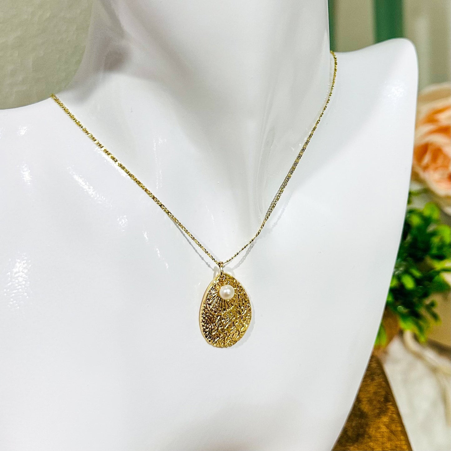 Collana di perle a goccia Marina