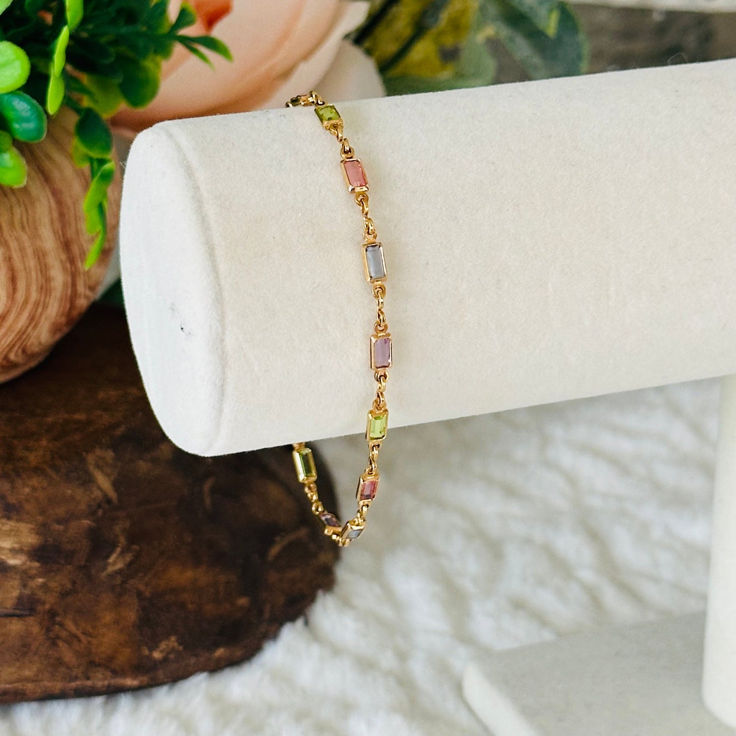 Bracciale Isabella con pietre CZ multicolore