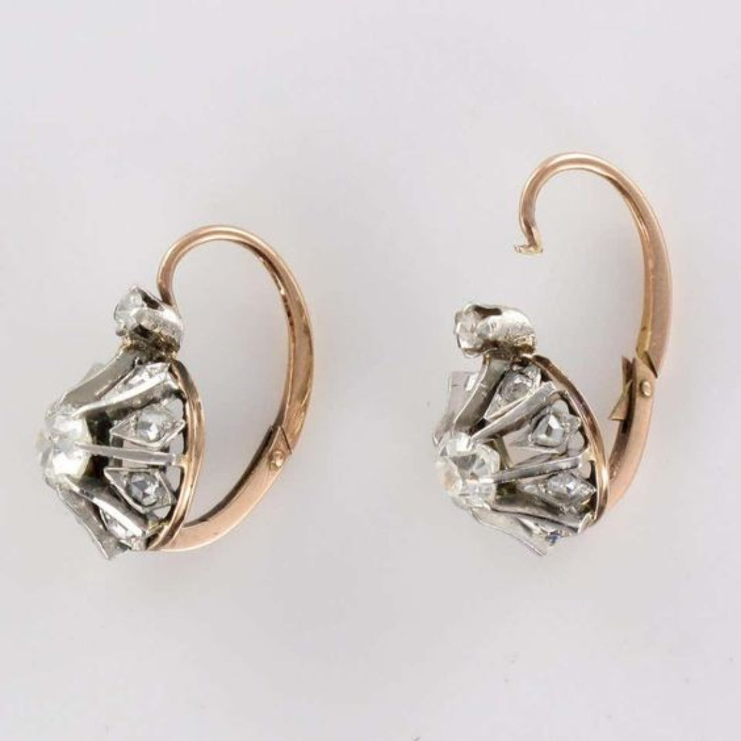 Orecchini vintage con zirconi