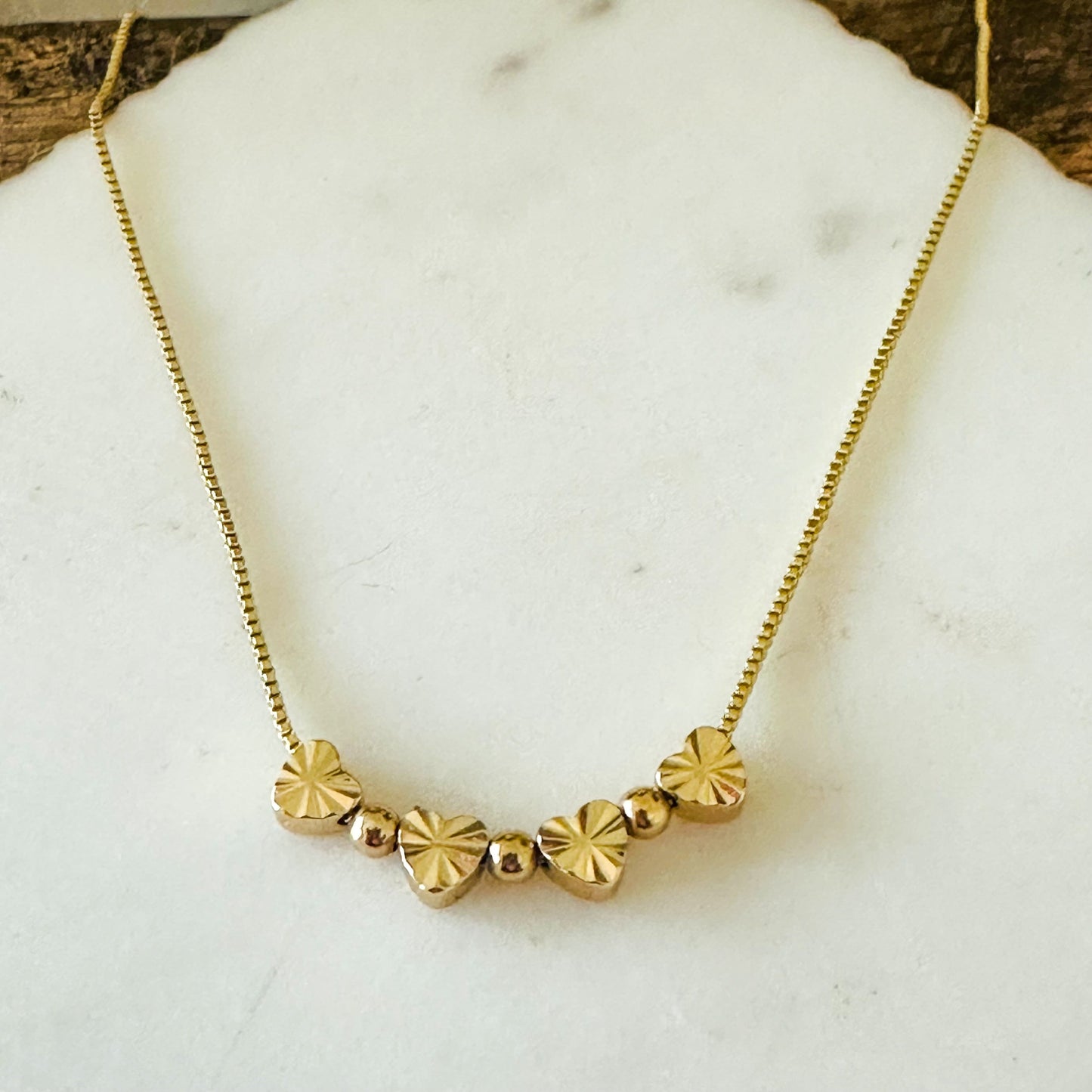 Collana Bella Mini Heart Charms