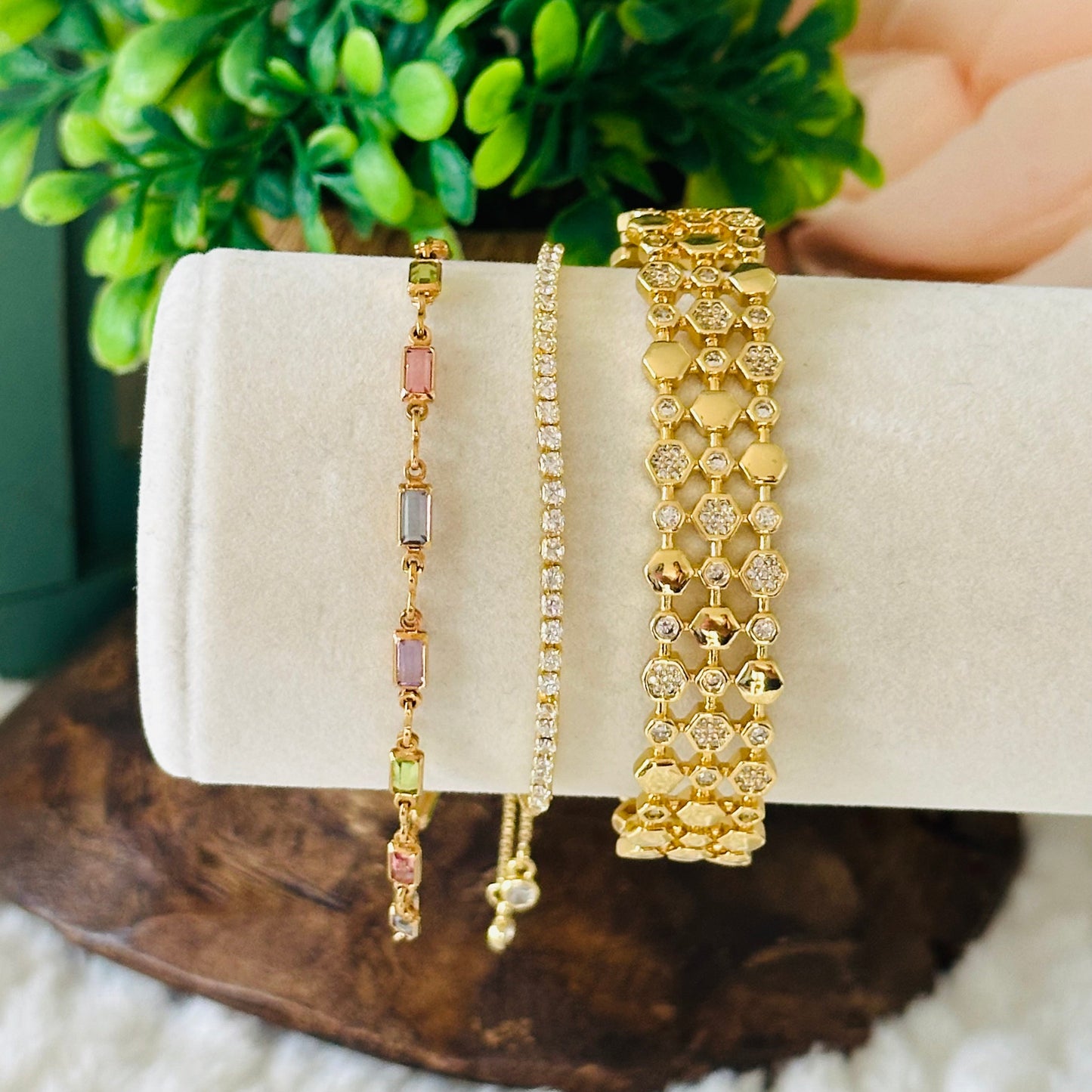 Bracciale Isabella con pietre CZ multicolore