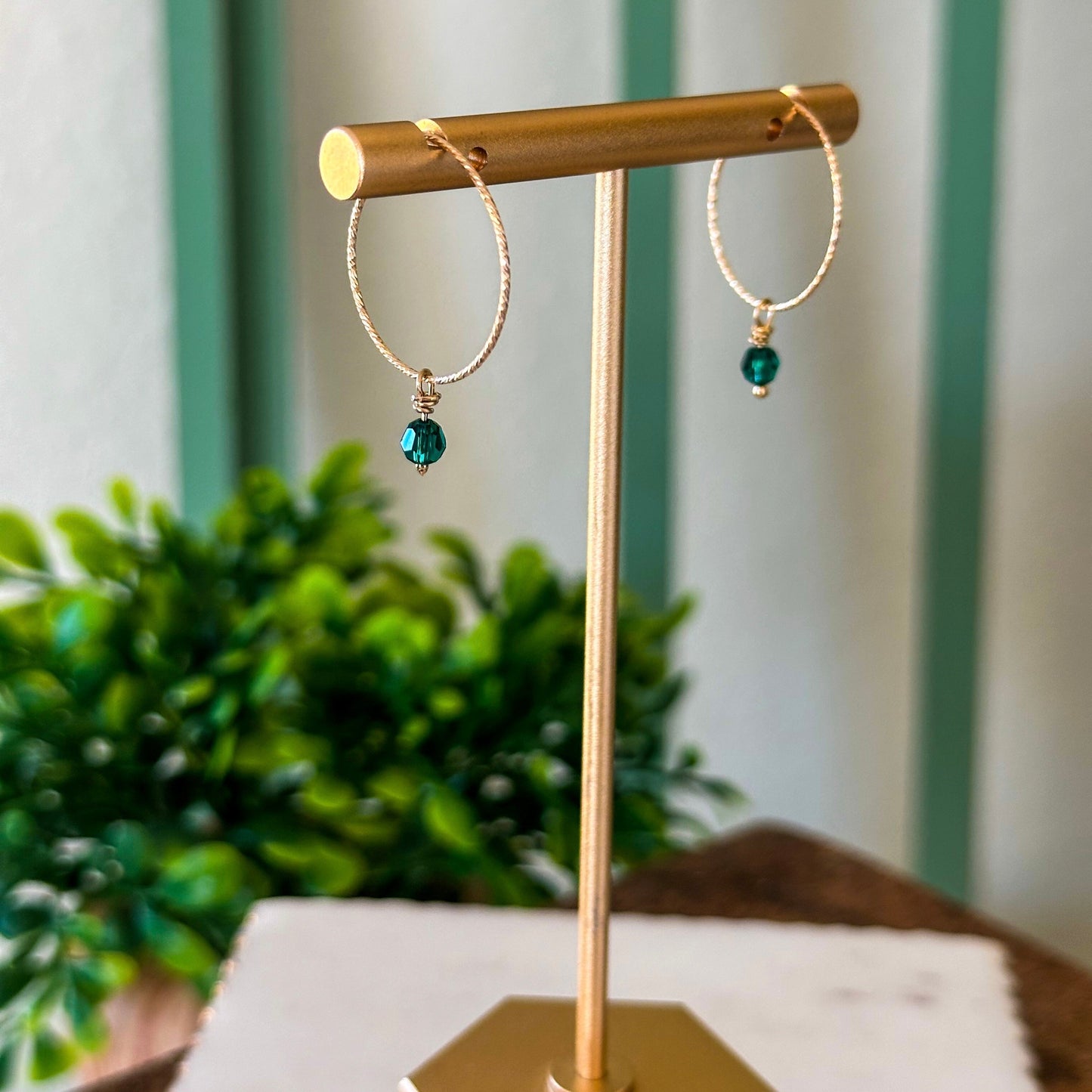 Orecchini a cerchio Oria Mini Sparkle