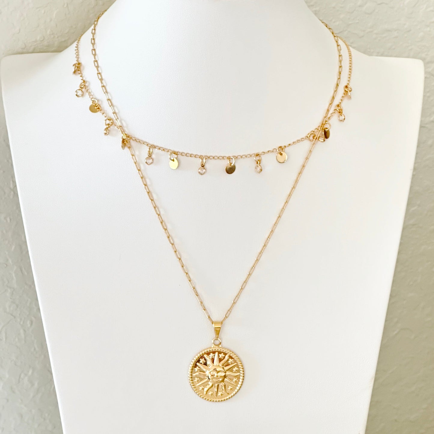 Collana con medaglione Elena Sun