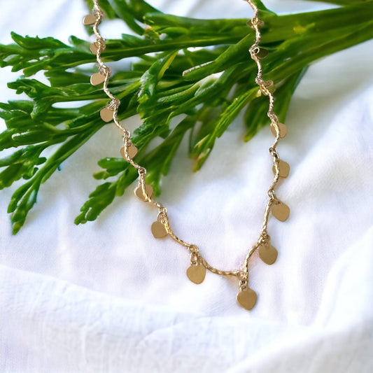 Melita - Collana girocollo con cuore pendente