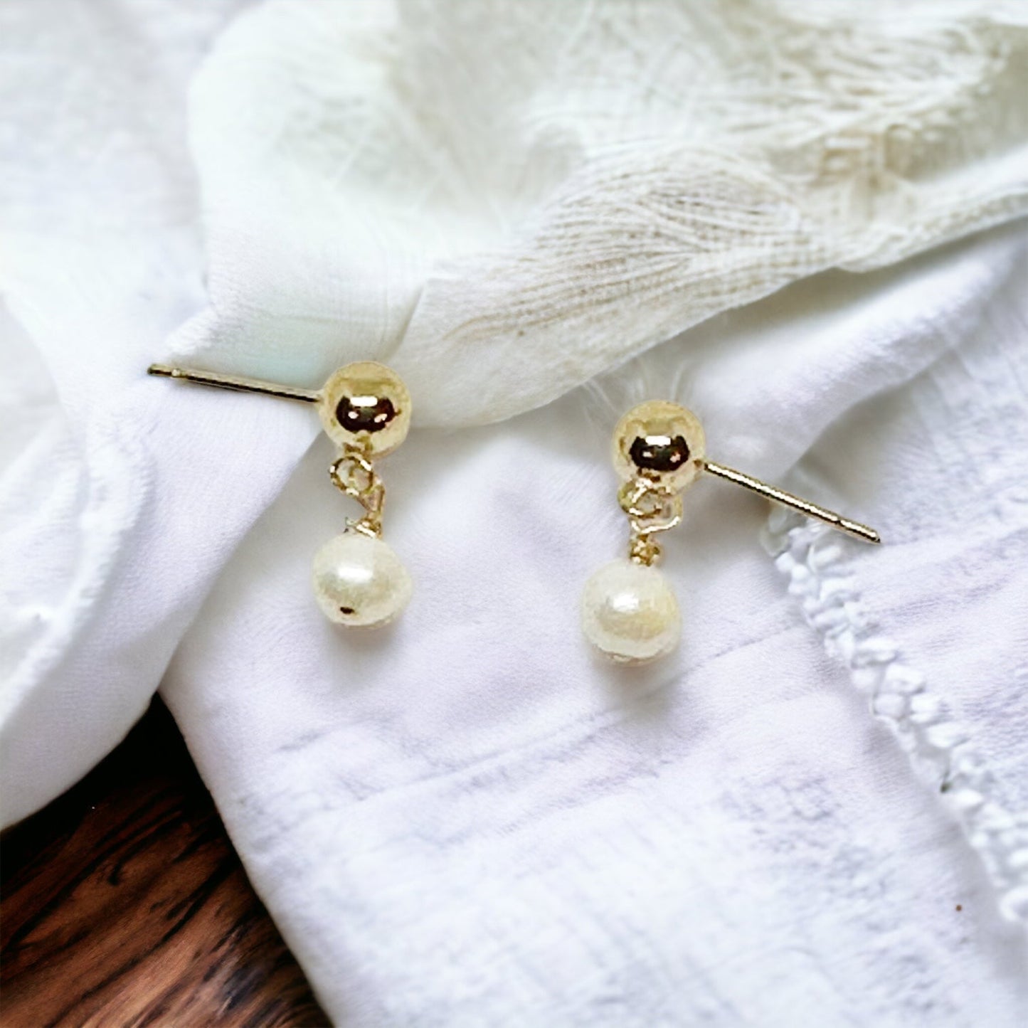 Mini orecchini di perle d'acqua dolce
