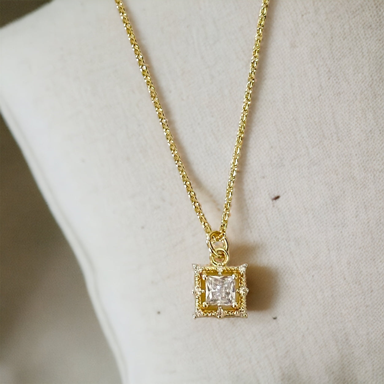 Collana Illaria Square Baguette