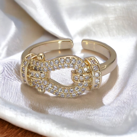 Anello con fibbia Daniella