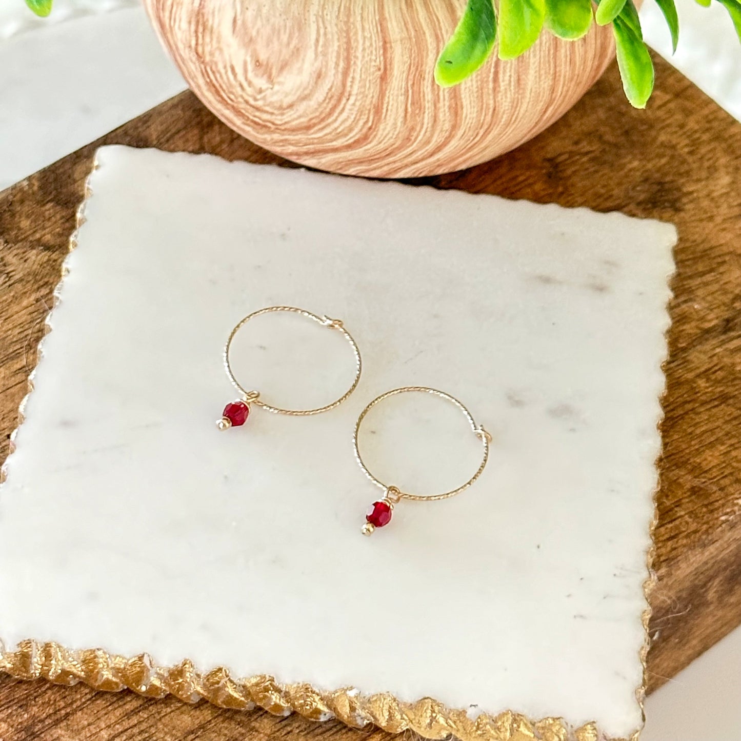 Orecchini a cerchio Oria Mini Sparkle