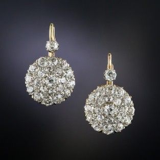 Orecchini luminosi arrotondati vintage